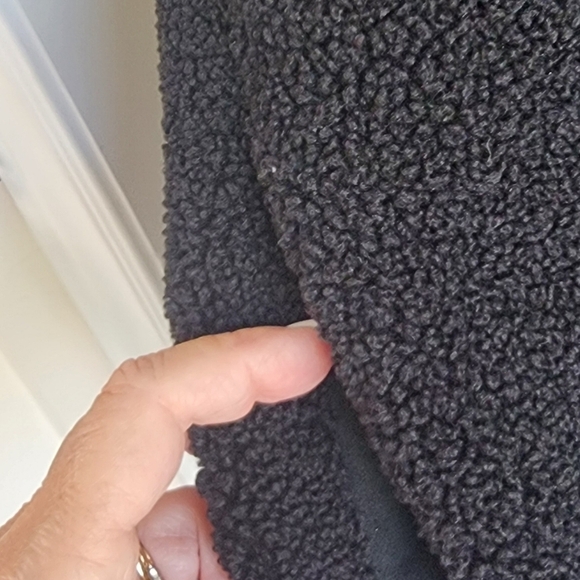 Zara Black Sherpa Shacket Ladies S-M - Picture 4 of 12